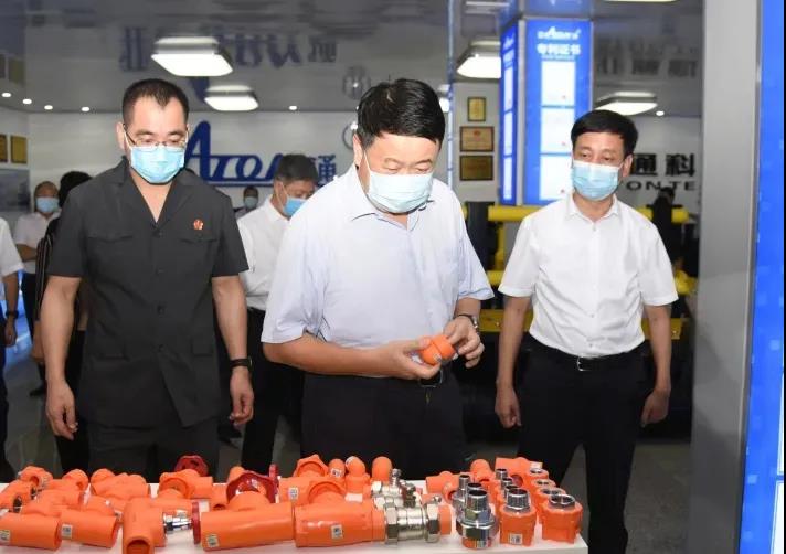 亞通資訊 | 省人大常委會黨組副書記、副主任梁建勇帶隊蒞臨亞通考察調研